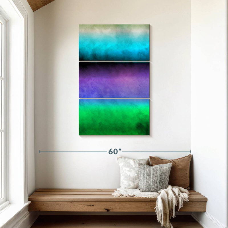 Avery Purple Center, 45" H x 28" W