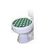 Adhésif décoratif pour siège de toilette Golf-4321471