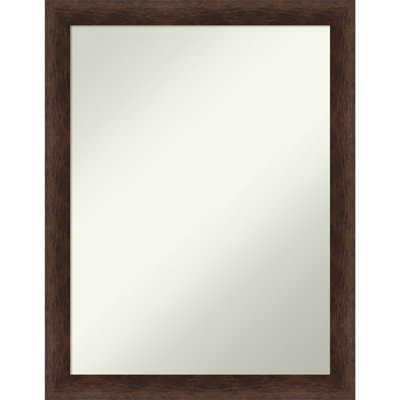 Jissele Solid Wood Rectangle Wall Mirror