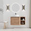 Meuble-lavabo mural avec lavabo d'art en céramique-963400470