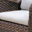 Chaises longues de patio avec coussins