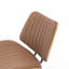 Tabouret tournant Mid-Century avec assise en similicuir-1497707567