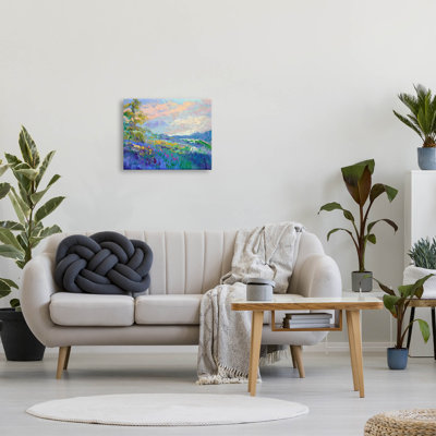 "Modern Hill Woodland Landscape", art mural par Dorothy Fagan