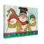 «Snowmen With Scarfs», art sur toile-31977519