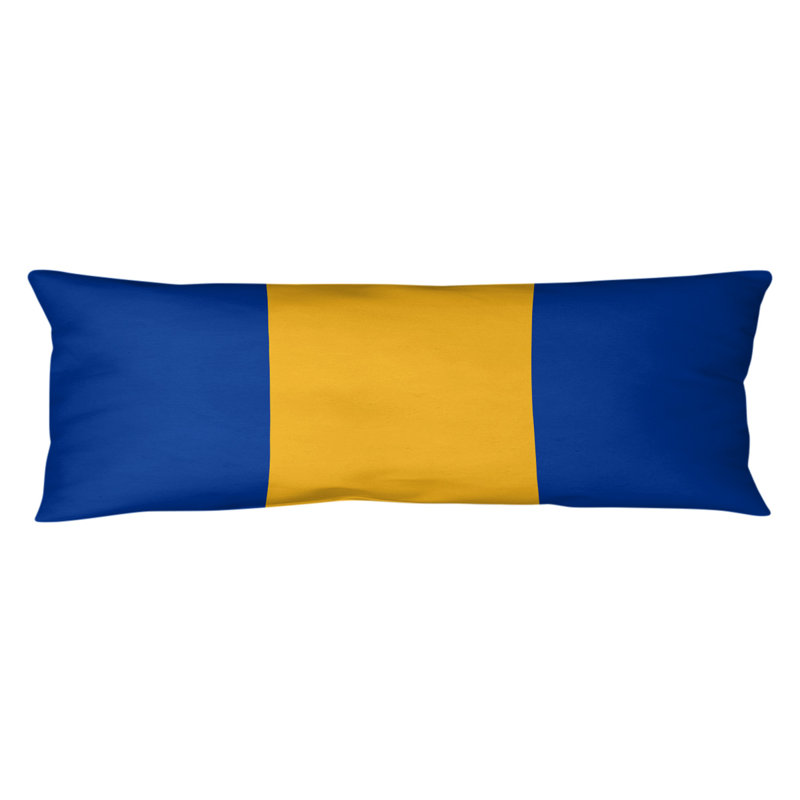 Polyester Medium Pillow, Blue/Gold/Blue, Pittsburgh 