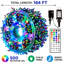 164 Ft 500 LED RGB Color Changing Christmas String Lights with Remote Control and Timer
