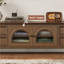 American TV stand paired with coffee table