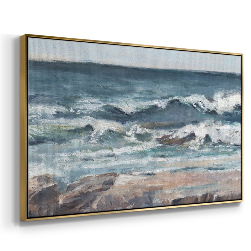 Ocean Breakers II, H 27 po x l 41 po x P 2 po, Or