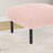 Upholstered Corduroy Ottoman With Metal Legs,Square Footstool For Living Room-458201524