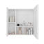 Armoire à pharmacie à double porte Harbor, quatre tablettes intérieures-95326315
