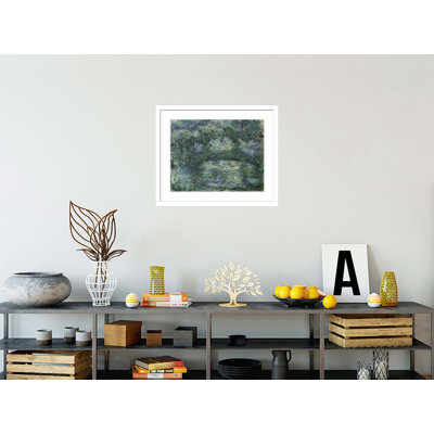 Le pont japonais par Claude Monet, impression giclée sur cadre