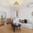 Tamoa Rattan Semi Flush Mount-923291063-878339080