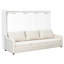 Lit-armoire double beige avec rangement pliable et éclairé, pour une bonne nuit de sommeil-2122741744