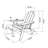 Hdpe Folding Adirondack Chair With Dual Cup Holder - Composite Adirondack Chair With Wood Texture-129423862