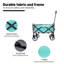 Chariot pliable pliable à 4 roues-113412554