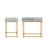 Kayli Glass and Metal Makeup Vanity Set with Stool-1761520979