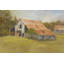 Toit en étain, peinture sur toile-486467079