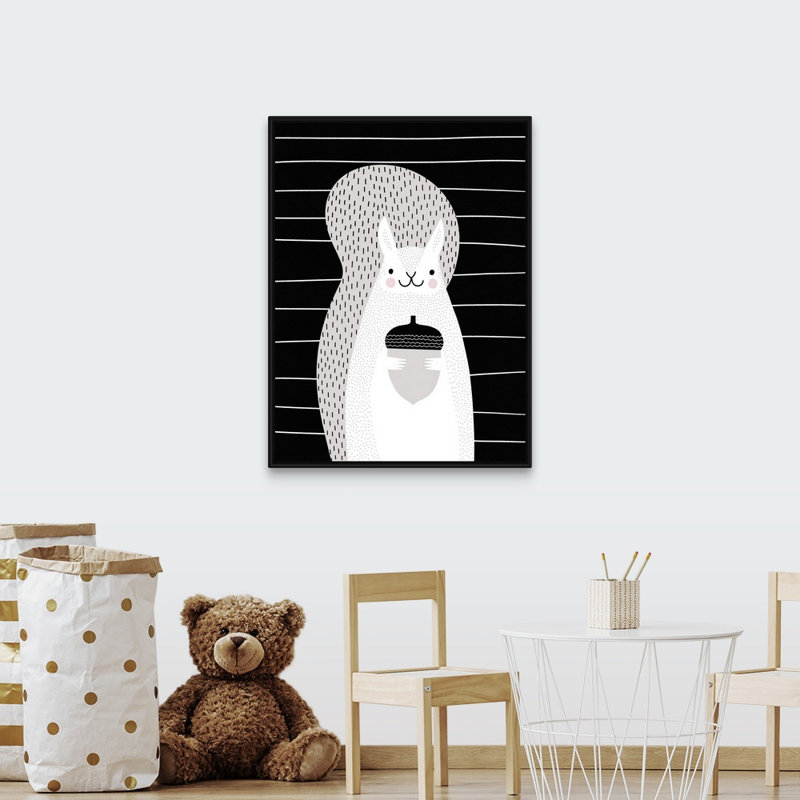 Art sur toile Shephard, Cadre flottant noir, H 40 po x l 30 po x P 1,75 po