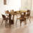 63'' L X 21'' W Oval Brown Dining Kitchen Table For 4-6 People With Solid Rubber Wood Base For Kitchen, Dining Room