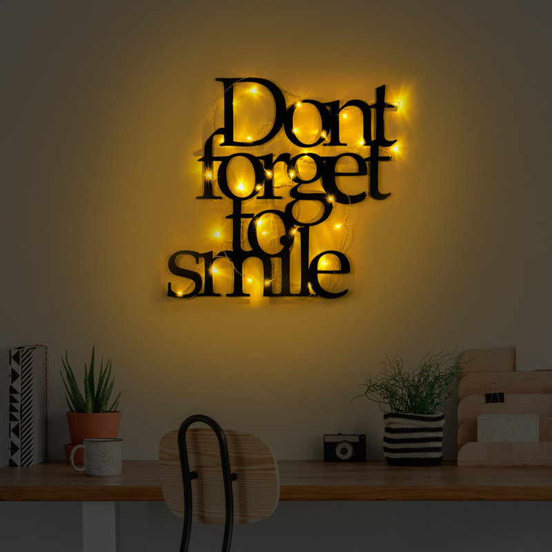 Stylish Decorative Metal Wall Accessory, Black Finish, 26.4 x 27.6 inches | Durable Metal Body, 0.06 inches Thick | Easy Installation, Battery Operated (3 AA Batteries Required), IP20 Rated | Modern Home Décor Accent