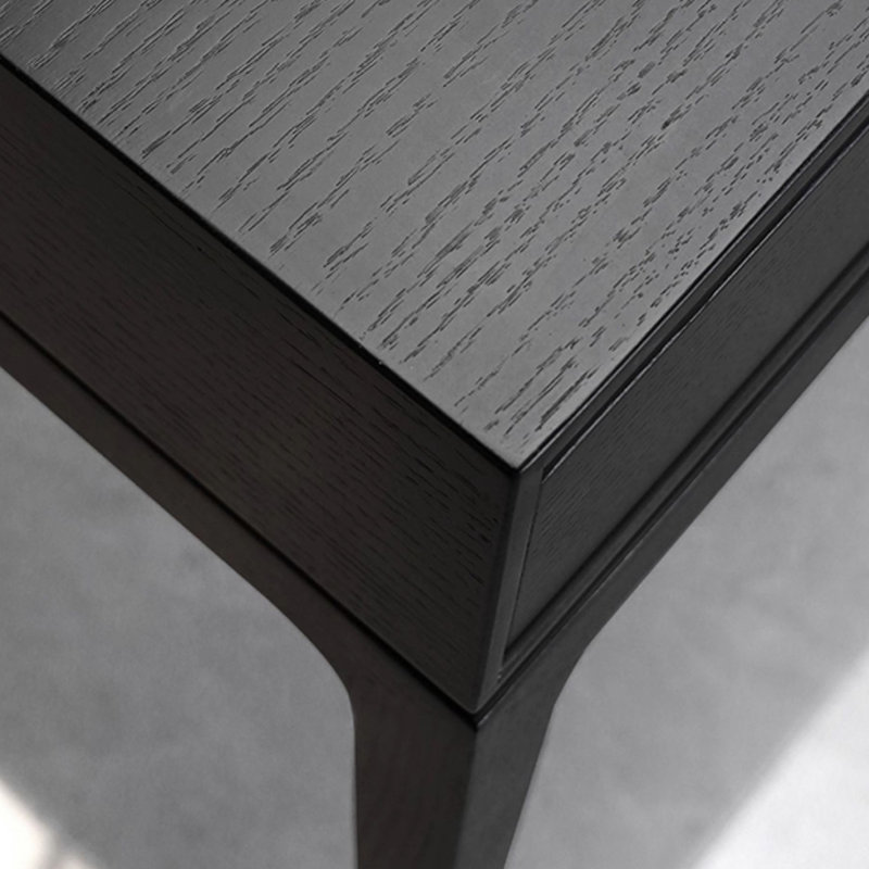 Simple computer desk study table for learning, Black, 30.71" H x 62.99" W x 25.59" D