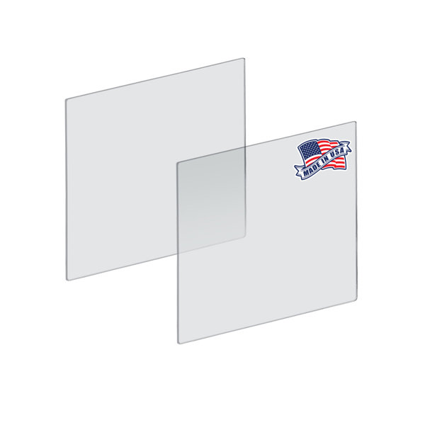 Azar Displays Plexiglass Acrylic Sheets Cut to Size, Clear Plastic ...