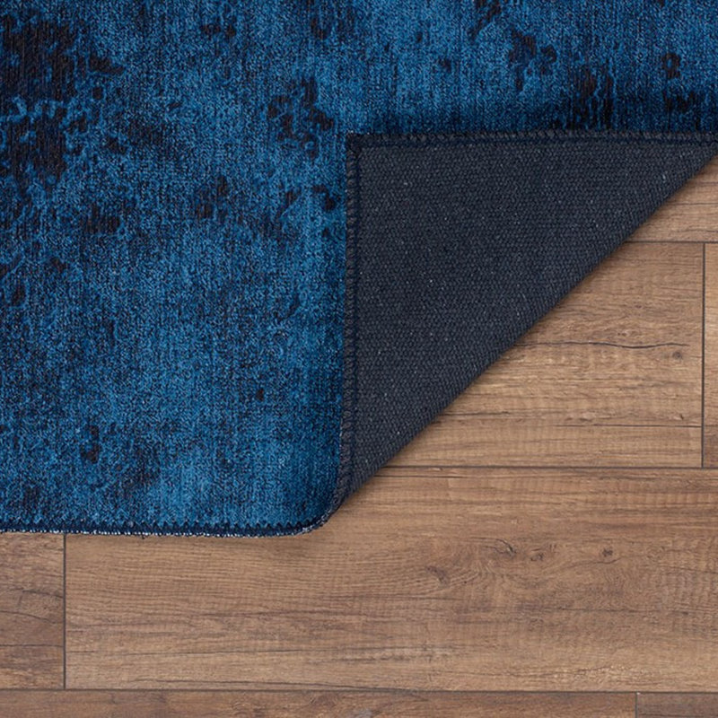 Luxueux tapis lavable à la machine, 100% polyester, 7,5 x 10,8 pieds | Hauteur des poils: 0,2 po, 1850 g / m² | Dessus en polyester recyclé, facile d'entretien, parfait pour le salon et la chambre à coucher, conception douce et durable