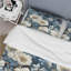 Ensemble de housse de couette à motif floral Arctic Blue And White Botanical Pattern III-375546145