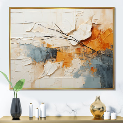 Minimalisme moderne scandinave Serenity Art - impression sur toile encadrée moderne scandinave