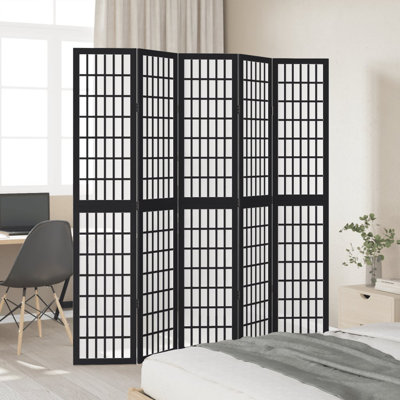 175cm W 5 - Panel Folding Room Divider