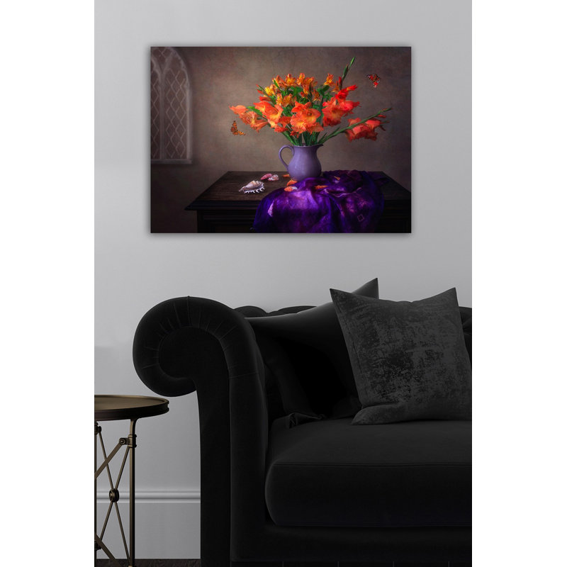 Superbe peinture sur toile décorative de 19,7 po x 27,6 po | 100% toile avec cadre 100% bois (1,2 po d'épaisseur) | Parfait pour le décor du salon et de la chambre à coucher, des couleurs éclatantes et un design intemporel