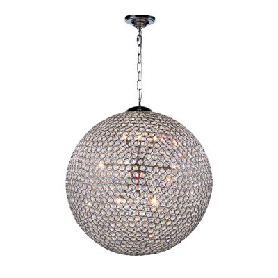 Ja 12 - Light Dimmable Globe Chandelier