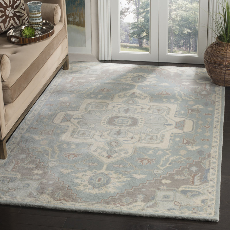 Wahcheechee Hand Tufted Wool Oriental Rug, Rectangle 8' x 10'