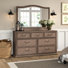 Herolind 7 Drawer Dresser with Mirror
