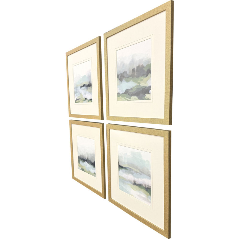 Strata Field Framed Art