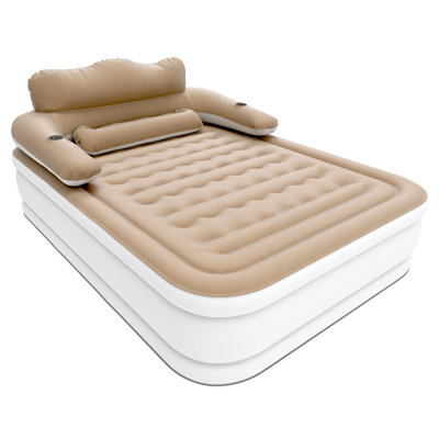 Ivy Bronx 18" Air Mattress With Headboard