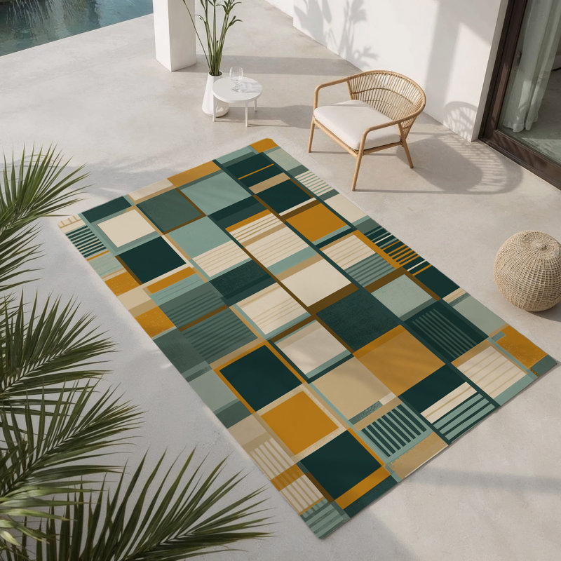 Tapis intérieur et extérieur Terra Spectrum, Rectangle 4pi x 6 pi