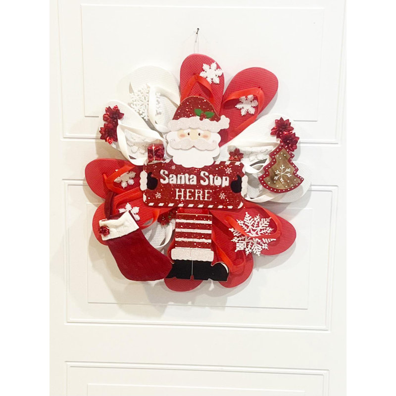 Couronne de Noël avec père Noël