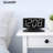 Digitally Electric Tabletop Clock with Alarm Black