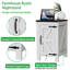Table de chevet blanche Abeel