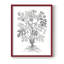 «B&W Plant Spechantillon II», reproduction encadrée - bois massif-589258416-548663848