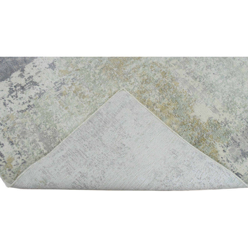 Tapis gris anthracite tissé à la main