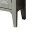Armoire console au fini gris antique