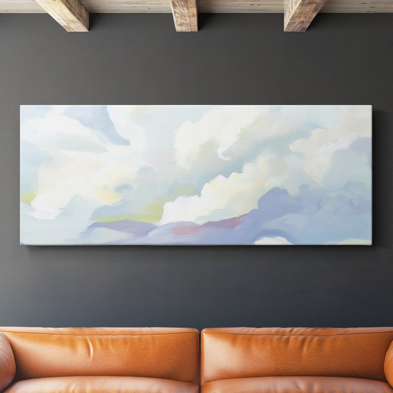 Abstract Series 10 #LIX-Wide Gallery Wrapped Canvas, 20" H x 50" W