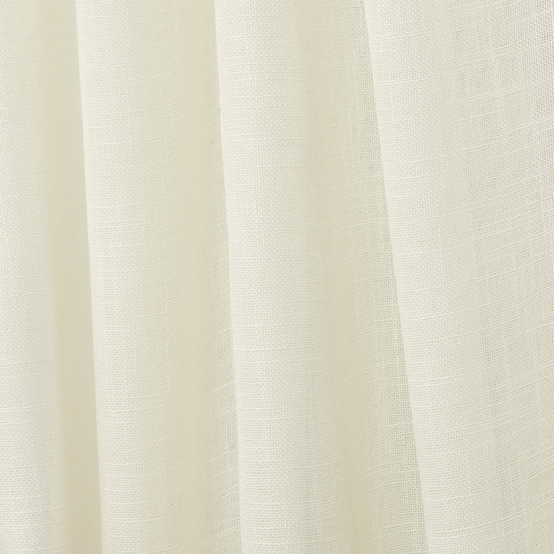 Paire de rideaux semi-transparents Leon, l 54 po x L 96 po, Ivoire
