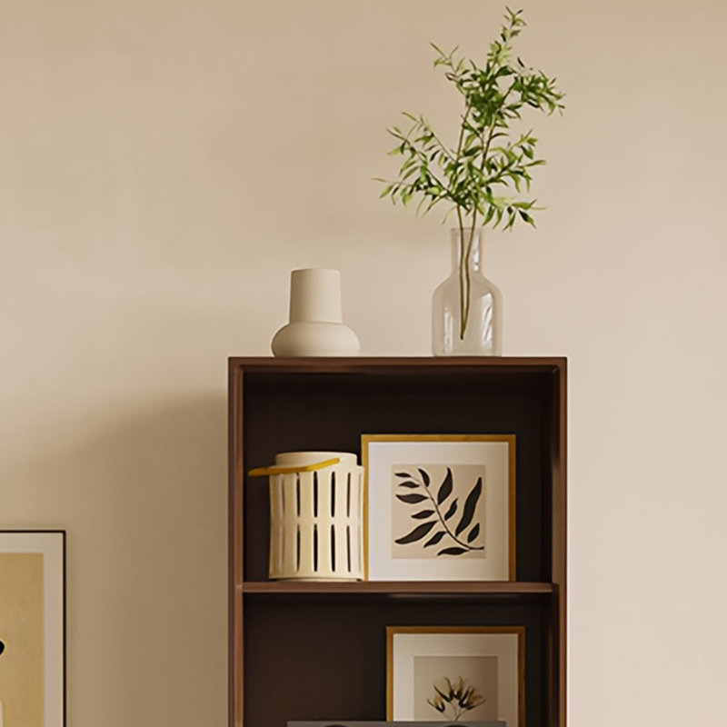 Kaivion, (5 Shelves) 74.8"H x 23.6"W x 13.7"D, Dark Brown