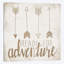 «Ready for Adventure, Beige», art textuel sur toile-30917756
