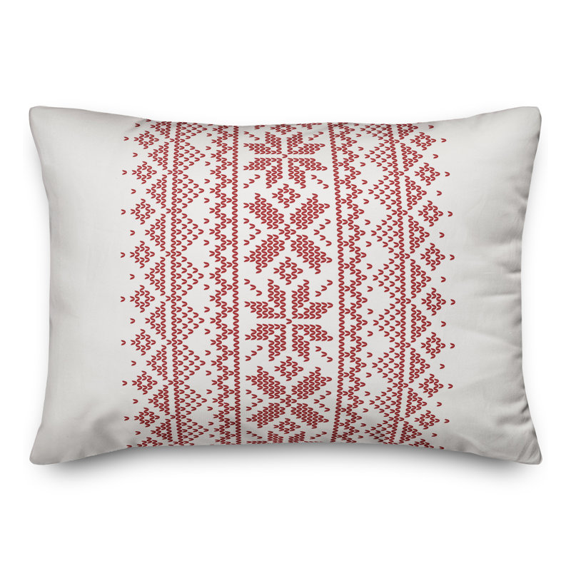 Coussin Knit Snowflakes
