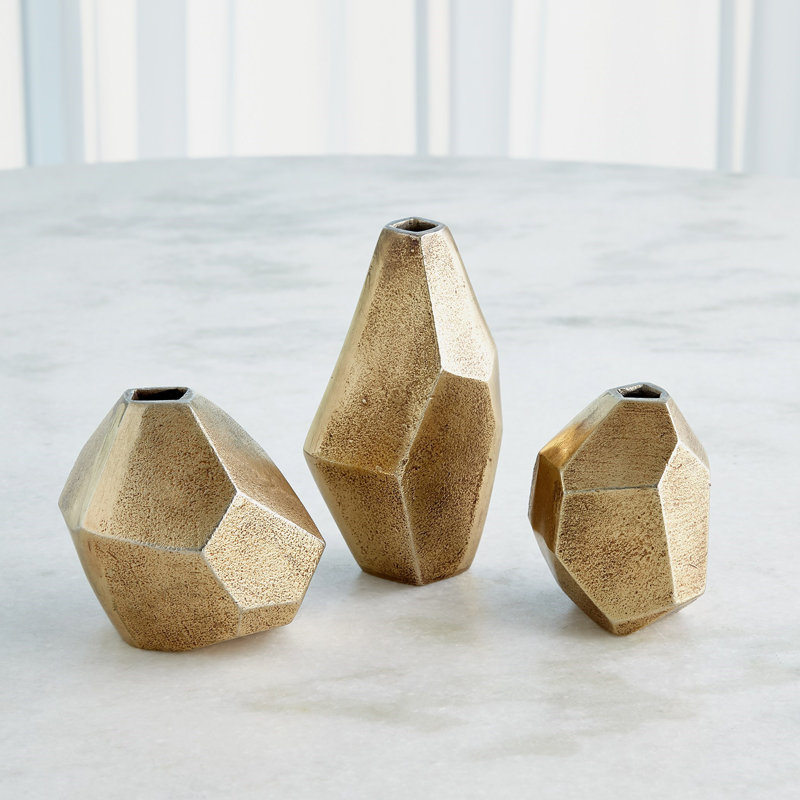 Handmade Aluminum Table Vase