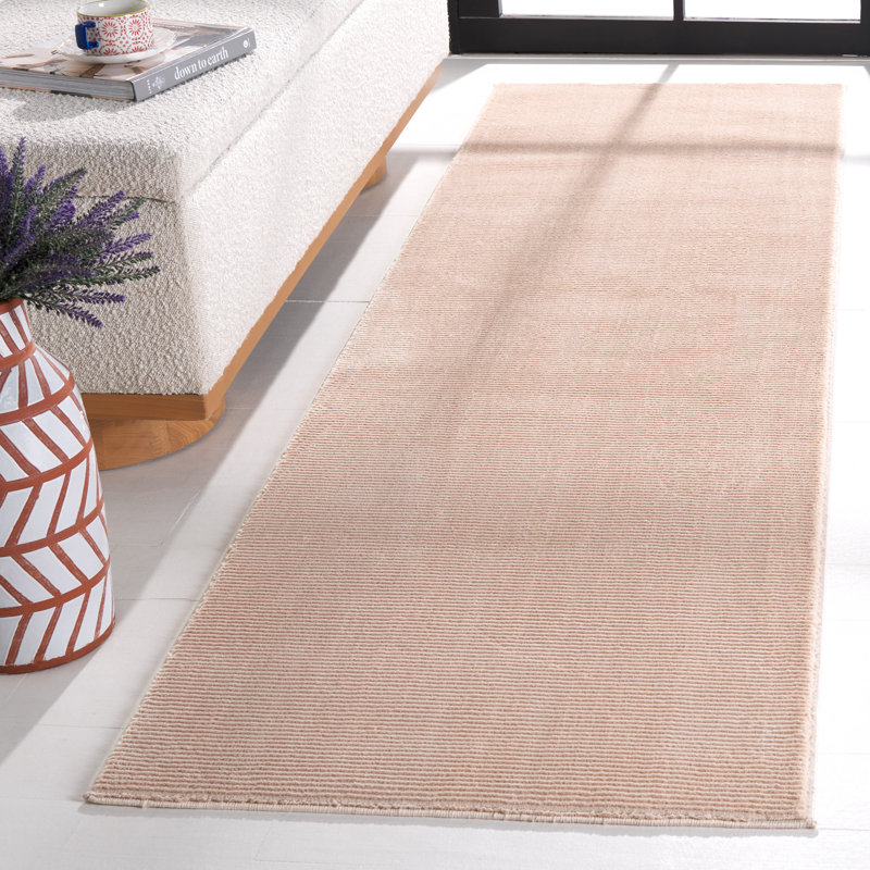 Tapis de couleur unie Abbygayl Performance, Rectangle 9 po x 12 po